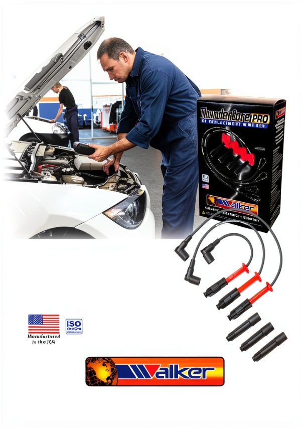 Walker Products Spark Plug Wire Set Automotive Replacement-4