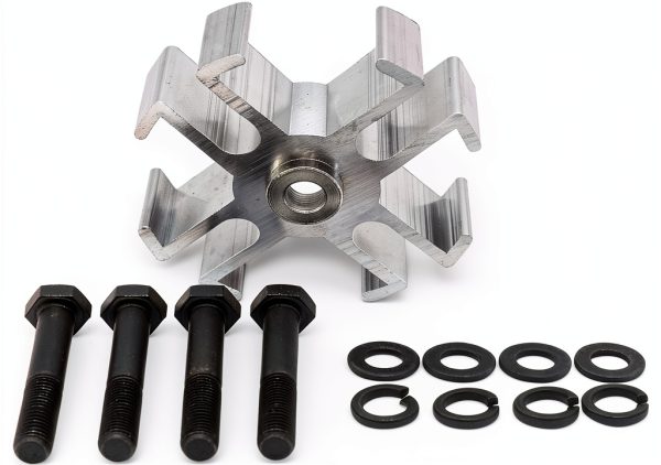 YUCHENSHLP Radiator Fan Spacer Aluminum 1in-0