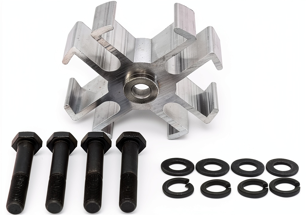 Installing YUCHENSHLP fan spacer on a Ford engine
