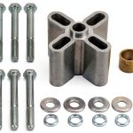 Derale Transmission Cooler Fan Spacer Aluminum 2in Universal Fit-0
