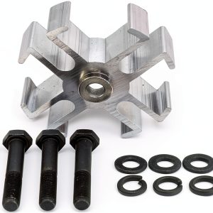 Engine Fan Spacer GSKMOTOR Aluminum 1in GM Chevy Water Pump Kit-0