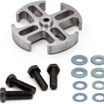 Flex-a-lite Car Fan Spacer Kit Silver 1/2" Thick Exhaust Fan Spacer-0