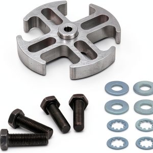Flex-a-lite Car Fan Spacer Kit Silver 1/2" Thick Exhaust Fan Spacer-0