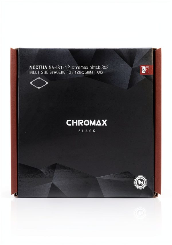 Noctua NA-IS1-12 12cm Inlet Spacer Set Anti Vibration Mounts Black-6