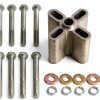Derale 2 inch Fan Spacer Silver Model 31520 for Engine Cooling-0