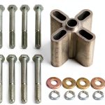 Derale 2 inch Fan Spacer Silver Model 31520 for Engine Cooling-0