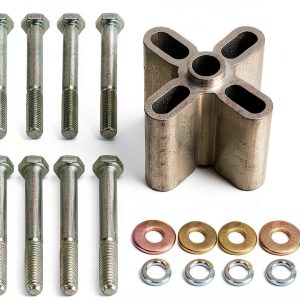 Derale 2 inch Fan Spacer Silver Model 31520 for Engine Cooling-0