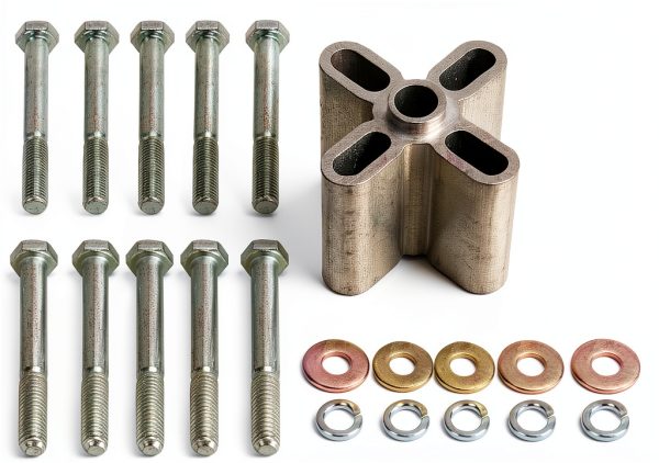Derale 2 inch Fan Spacer Silver Model 31520 for Engine Cooling-0