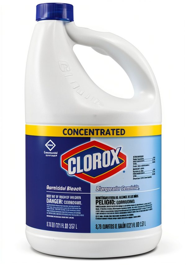 Clorox Concentrated Germicidal Bleach 121oz 3 Carton Commercial Grade-0