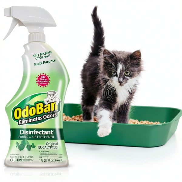 OdoBan Disinfectant & Odor Eliminator, Eucalyptus 32 oz + 1 Gallon-9