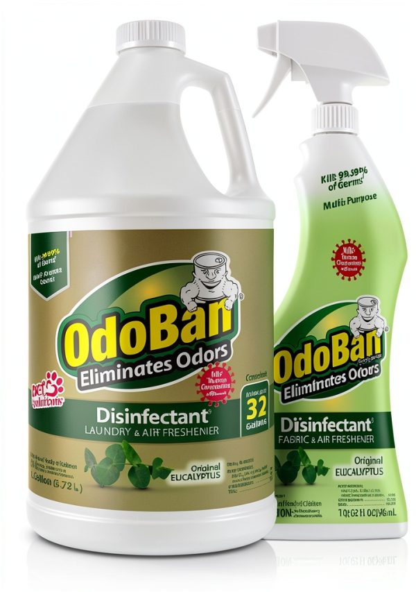 OdoBan Disinfectant & Odor Eliminator, Eucalyptus 32 oz + 1 Gallon-0