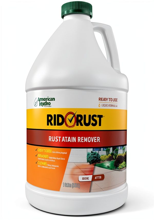 American Hydro Systems Rid O' Rust Liquid Rust Stain Remover 1 Gallon-0