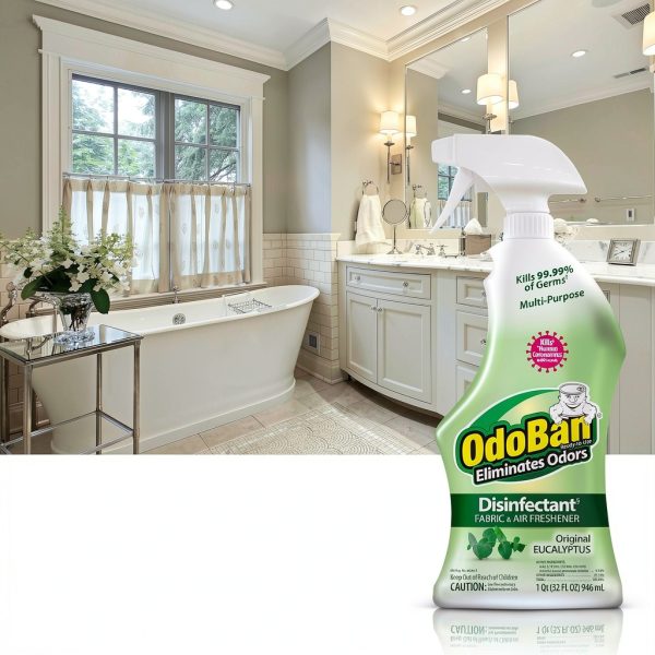 OdoBan Disinfectant & Odor Eliminator, Eucalyptus 32 oz + 1 Gallon-6