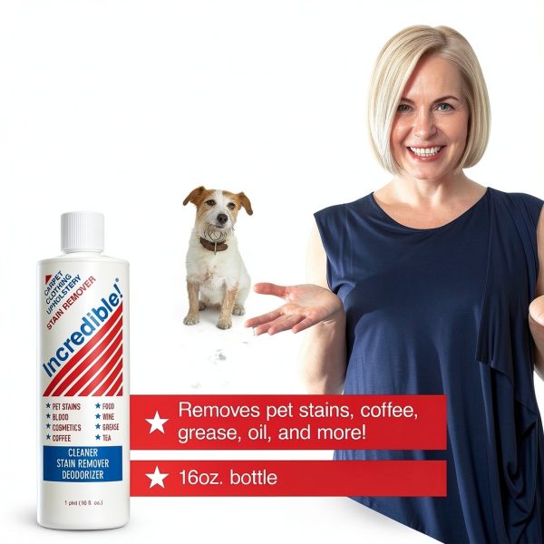 Stain Remover INCREDIBLE! Commercial 16oz x6 Carpet & Fabric Cleaner-1