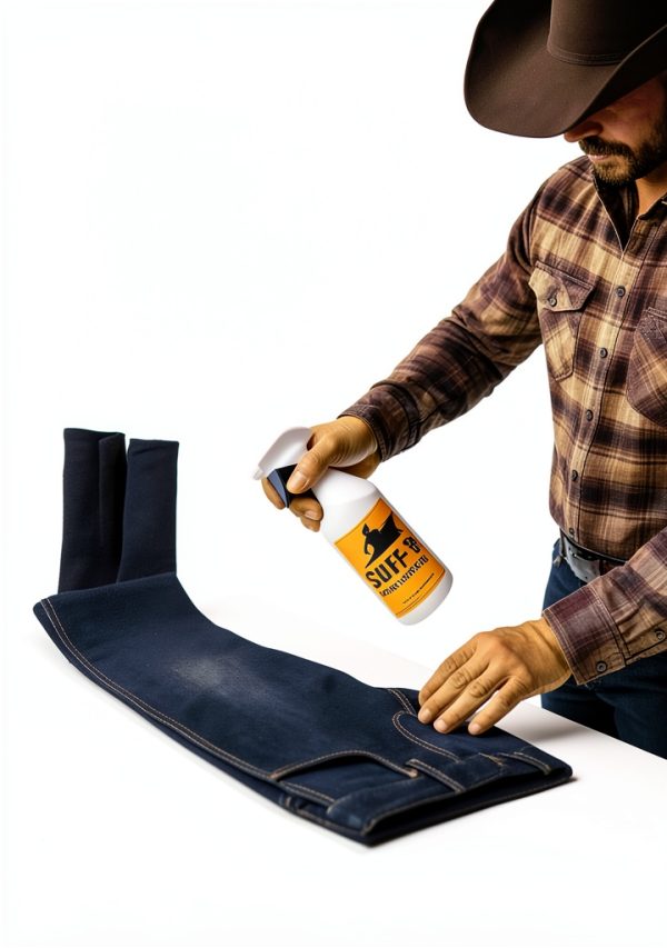 Western Cowboy Starch by Stiff-it Starch with Leather Scent Easy Pour-1