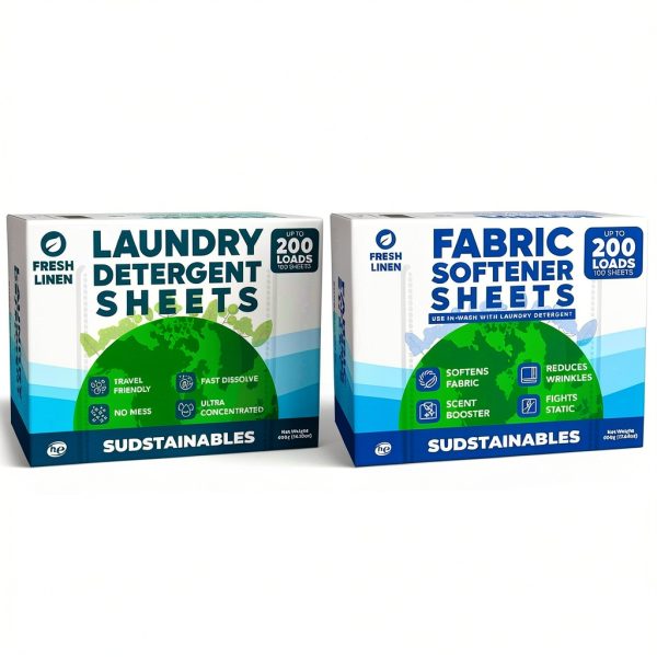 Sudstainables Fabric Softener Sheets - 200 Loads Scented-6